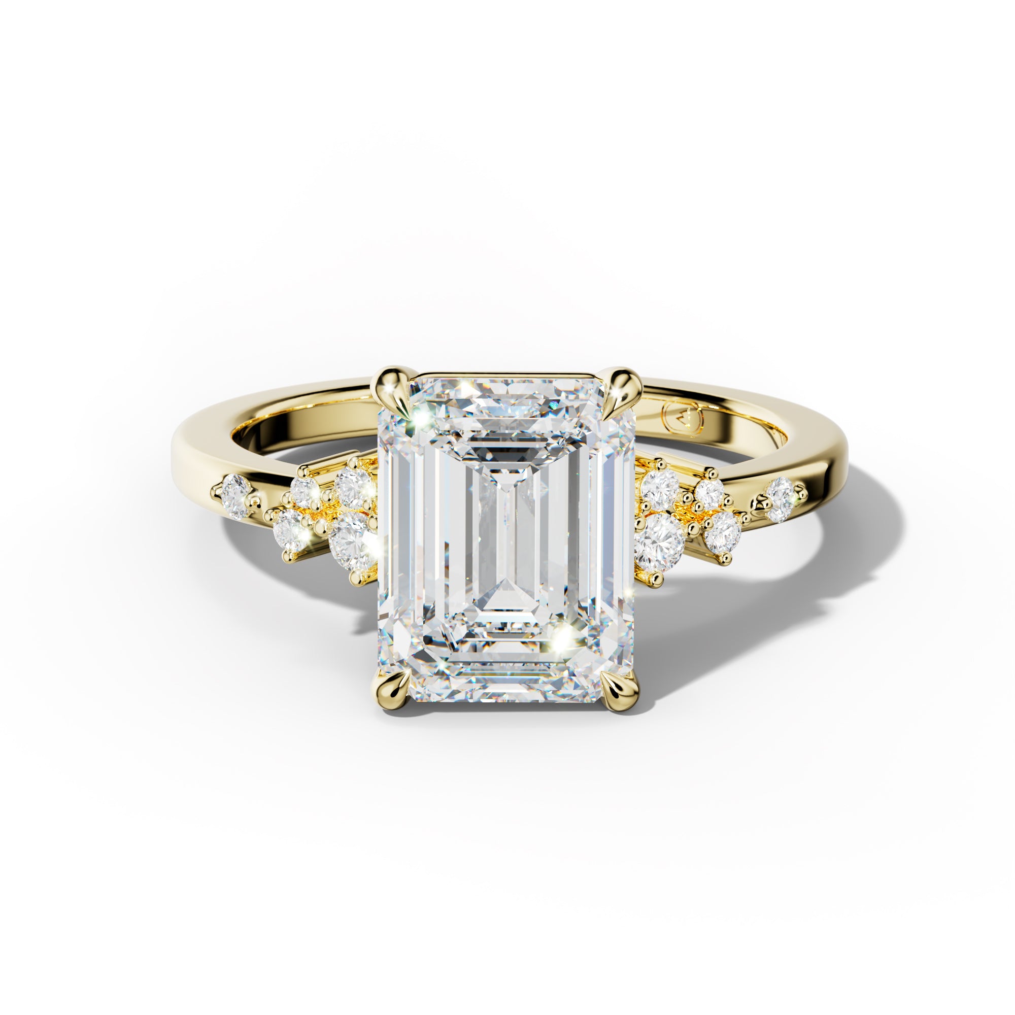 Elise Emerald Cut Engagement Ring